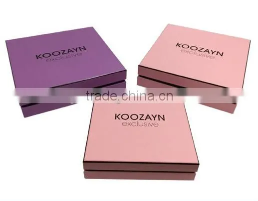 Customized for USA foam insert matt rigid black paper box for A4 document