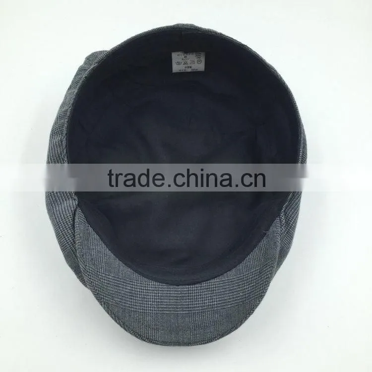 Custom design fitted men's ivy cap