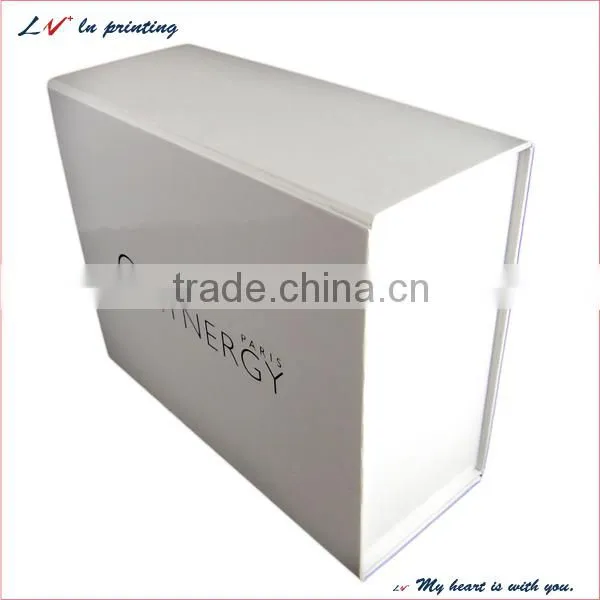 Custom Elegant Folding Box/ Collapsible Box/ Fold Clamshell Box With Glossy Surface in shanghai