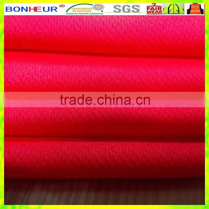 polyester bird eye knitting fabric for polo shirt sportswear(BHK-2101)