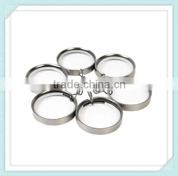 Hot Sale Iron Curtain Rings With Clips In Asia Marketing