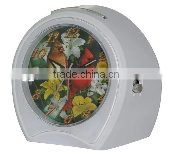 Promotion musical alarm clocks good reputation/Melody table clocks hot sale types