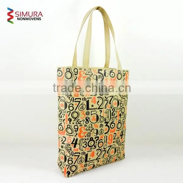 Polyester Oxford Fabric Two Toned Tote Bag