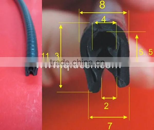wiper blade rubber strip