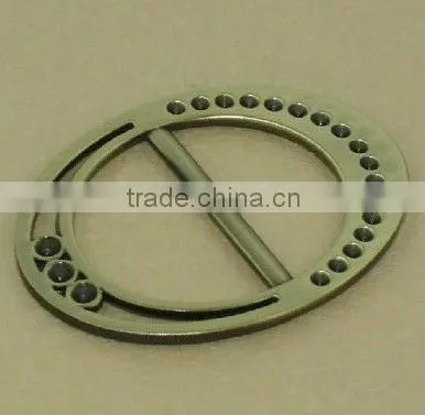 metal luggage tag buckle strap with little holes