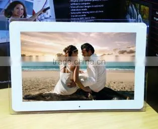 Wall Mount and Tablet 12inch 1280*800 AD Player with Battery and Remote Control