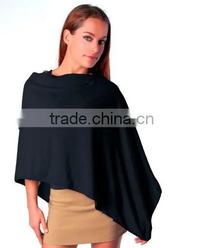 OEM top quality 100% ring spun Cotton navy solid apron shawl