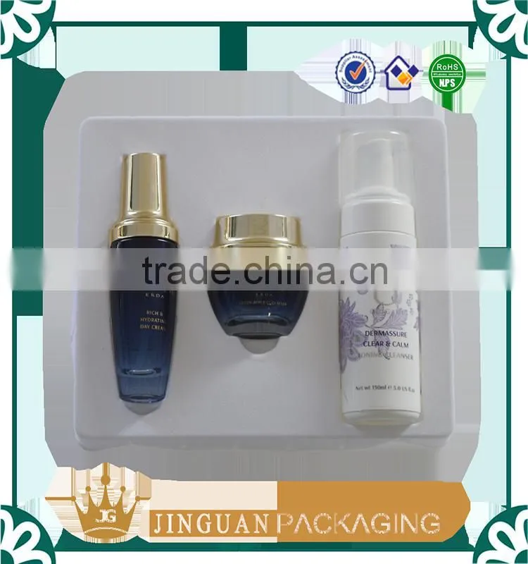 Flocking Blister Tray for Cosmetics, Cosmetics Plastic Blister Tray