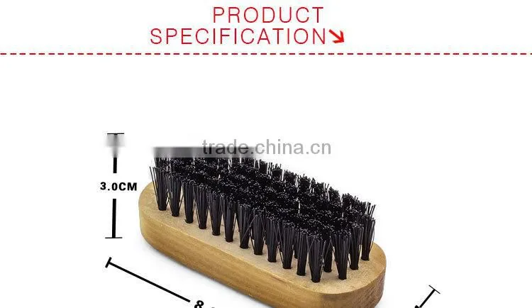 Woodcarving wooden horse hair shoe polish brush