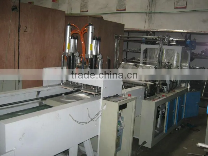 Plasitc T shirt Bag Making Machine Supermarket Bag Making Machine Plastic Film Making Machine
