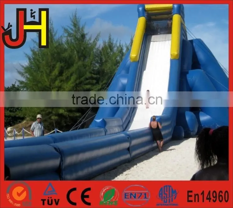 2016 JH Brand 0.55mm PVC Material Giant Hippo Inflatable Water Slide For Adults