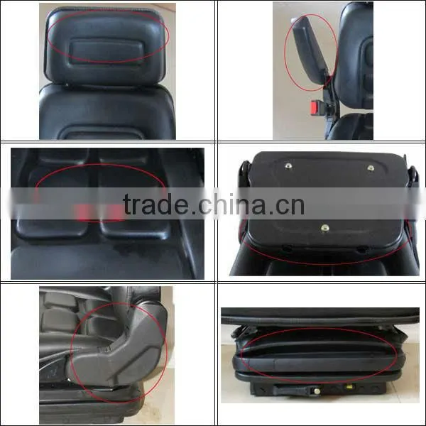 Mechanical suspension forklift seat