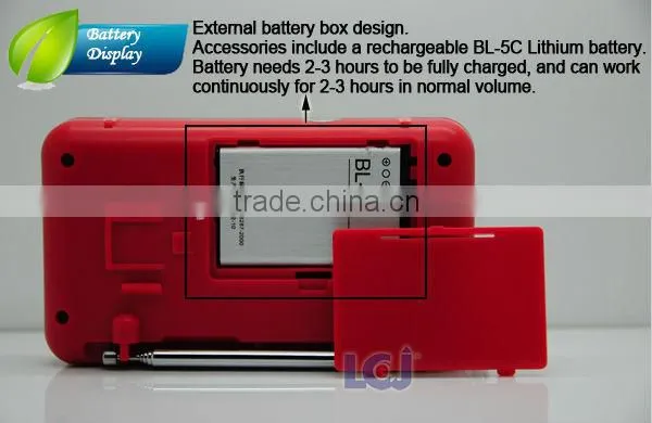 L-015 multifunctional speaker with fm radio and mp3 player