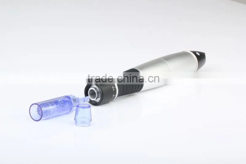 Portable electric skin vibrating derma roller,derma rolling system for hair loss,ance removal -EL012A