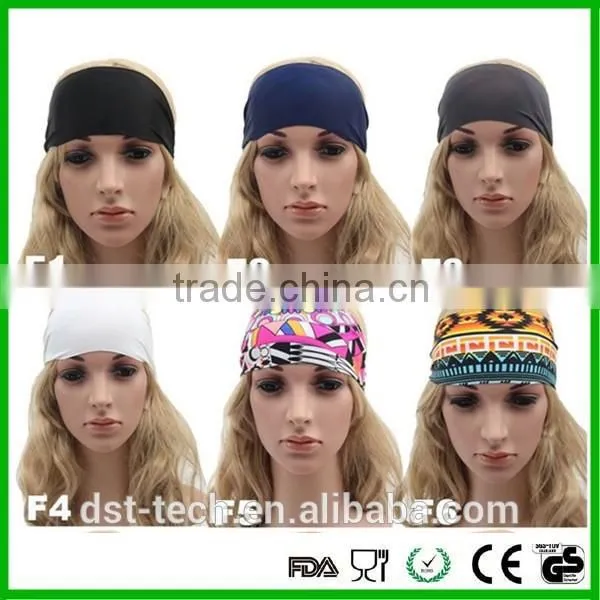 Cutom printing cloth sport head band sweatband
