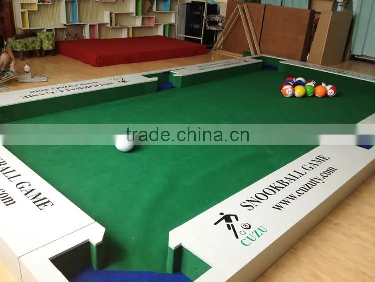2016 new game snooker ball table,billiard soccer ball game