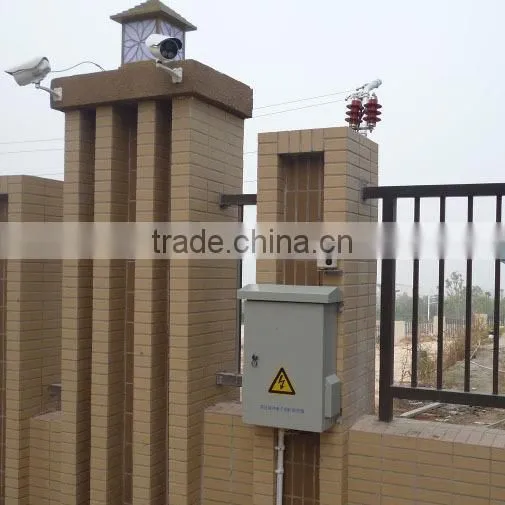 12V DC visuable and audible light siren electric fence alarm