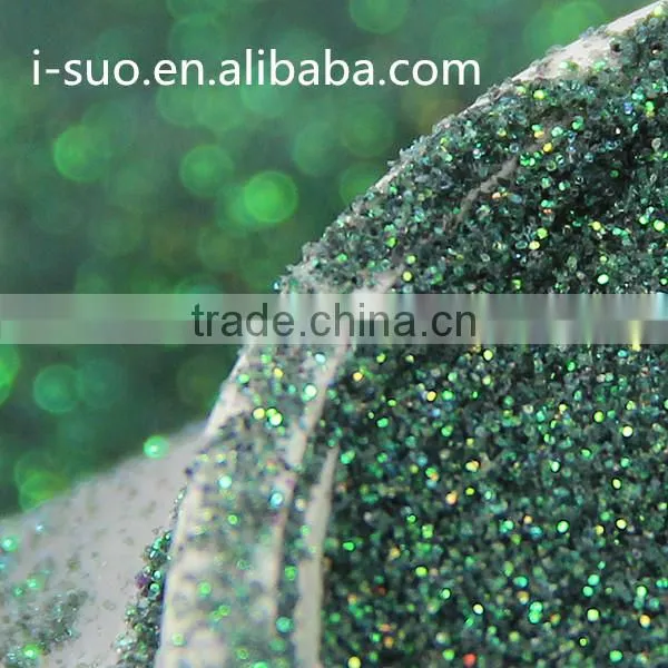 Bulk sales 2016 Popular hexagonal glitter powder for leather