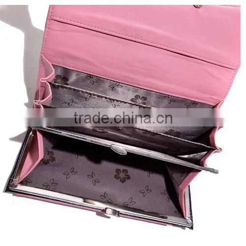 2014 Fashion Foldable Wallet for Women, Korea Design Card Holder(BXYT016)