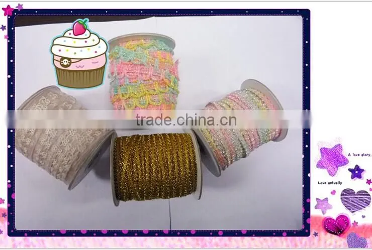 2014 fashion lace for decorating cloth or dress ,crocheted lace