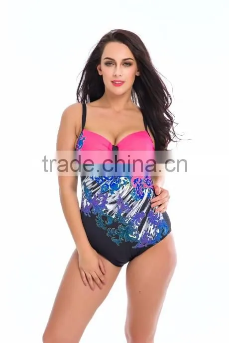 wholesale latest mature women sexy one piece plus size swimwear