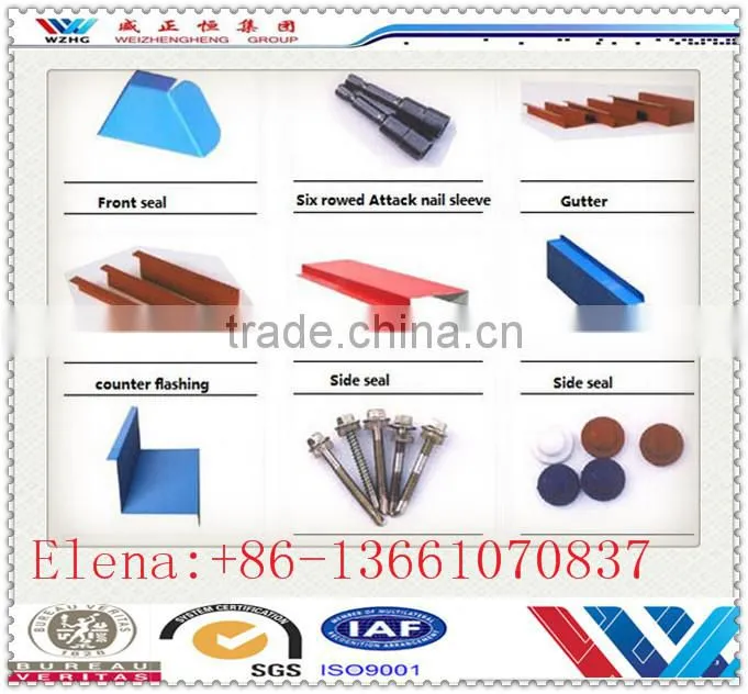 gutter roof barrel ridge/hip cap sheeting panel made in China