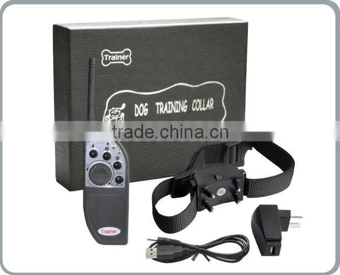 1000M Rechargeable Remote Electronic Large Dog Training Collar for 2 Pet Trainer