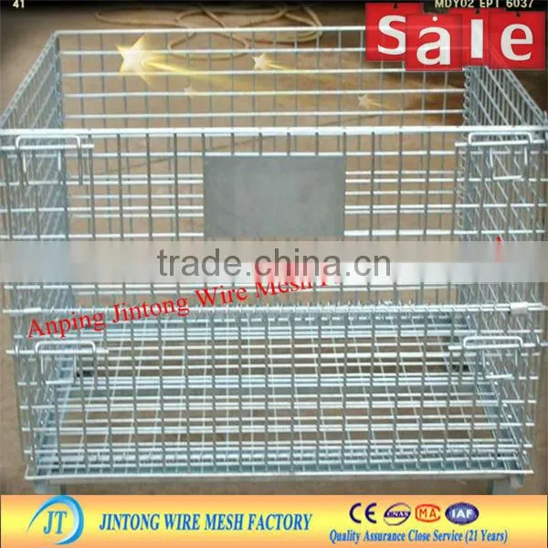 heavy duty galvanized Stackable Wire Container
