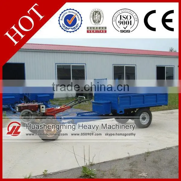 HSM ISO CE 2 Years Warranty Walking Tractor With Trailer