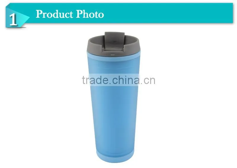 Noble reusable tube double wall plastic cup