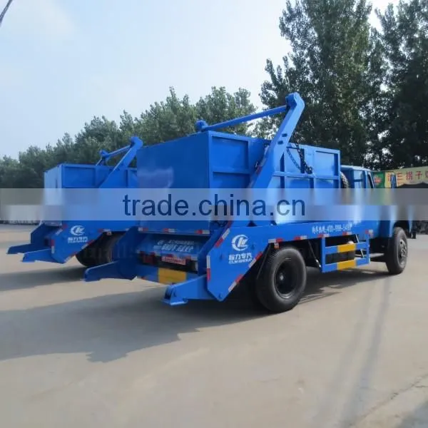 140hp 4*2 DONGFENG Hydraulic lift refuse truck 6 m3