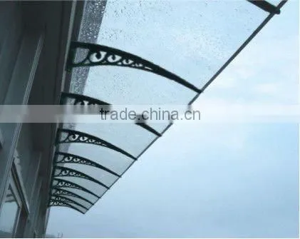 new product polycarbonate solid sheet awning for balcony