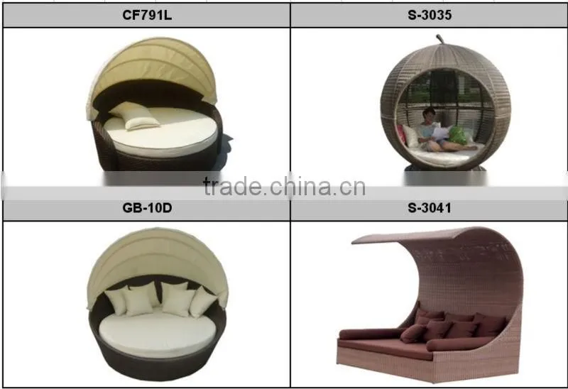 FC004 Leisure outdoor furniture rattan chaise lounge