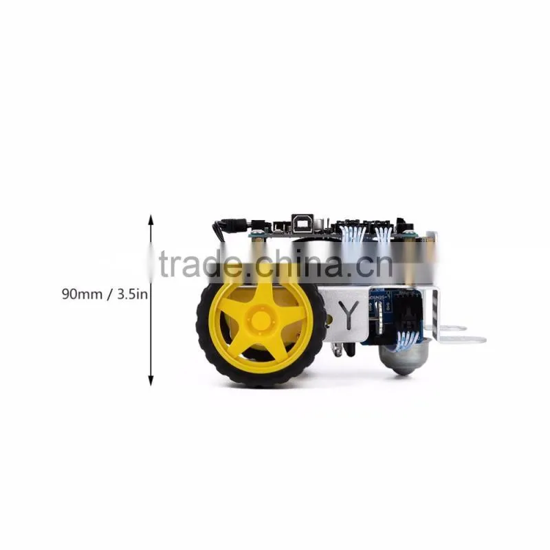 New Arrival Creative DIY Smart Toy Robot Car, Intelligent Programmable Early Educational 2 Wheel Robot Kit Toy Car For Children
