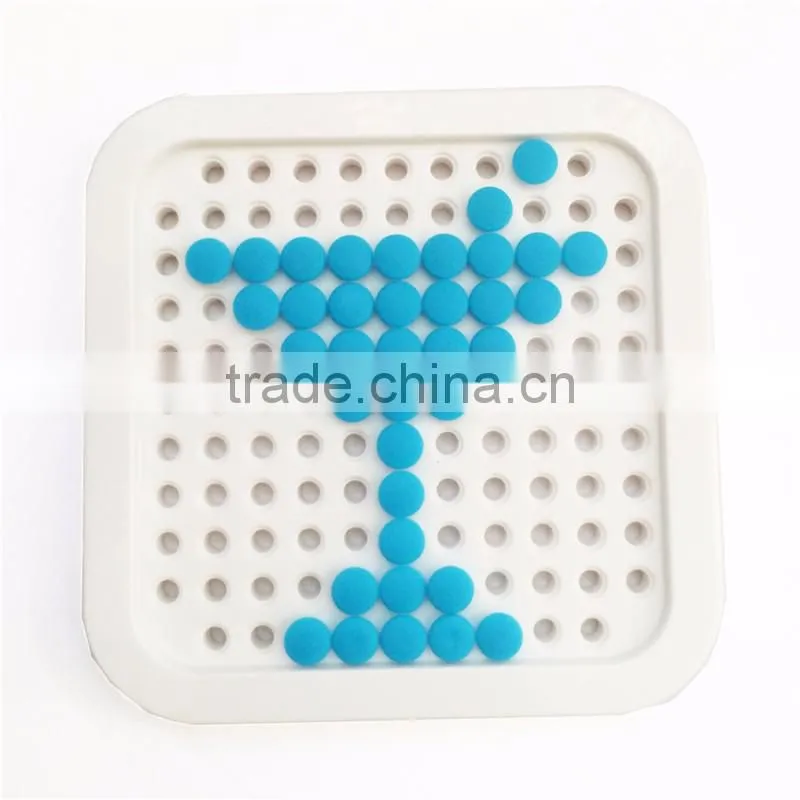 DIY Innovative Puzzle Games Interesting Skidproof & Perler Beads Coaster