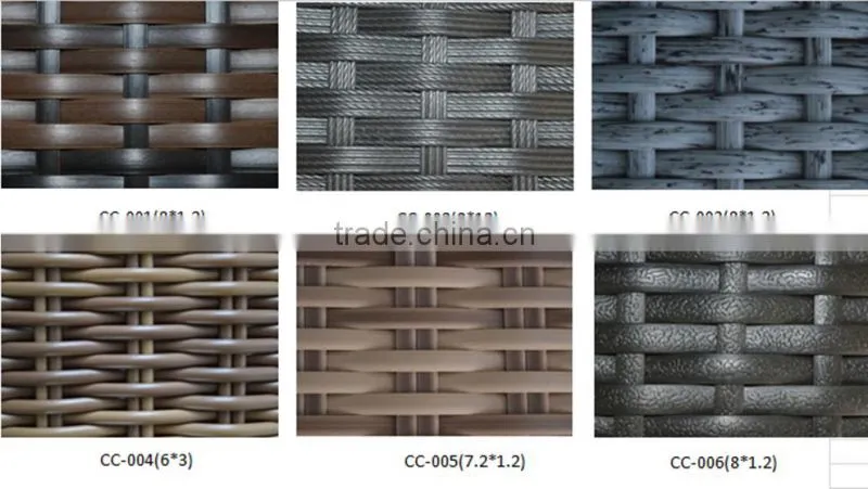 2017 Trade Assurance popularly outdoor aluminium garden patio rattan wicker modern chairs