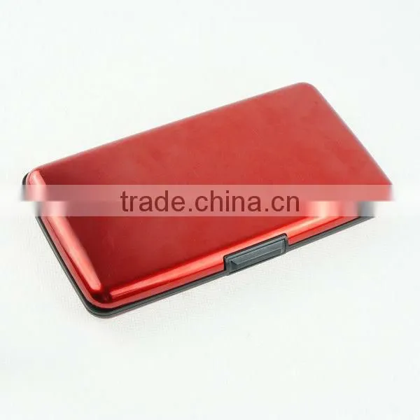Supply fashion Waterproof and antimagnetic Aluminum Large card bag / card box