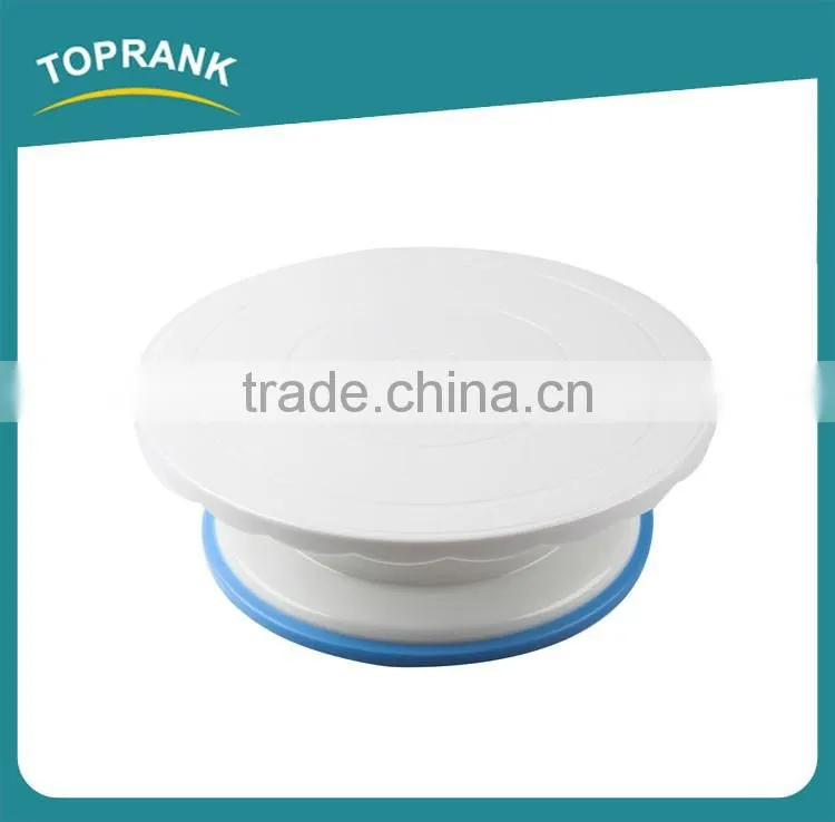 Toprank Walmart Supplier Best Price 27CM Cake Turner Kitchen Display Stand Cake Decorating Rotating Turntable Cake Stand