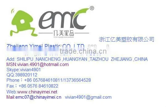 emc plastic storage basket with handles