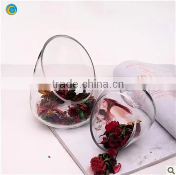 Painted GEM moon shape Vase