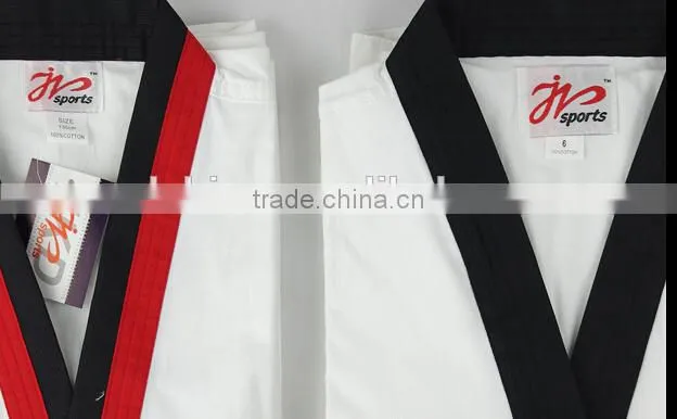 OEM black taekwondo uniform, custom taekwondo uniform, blue taekwondo uniform
