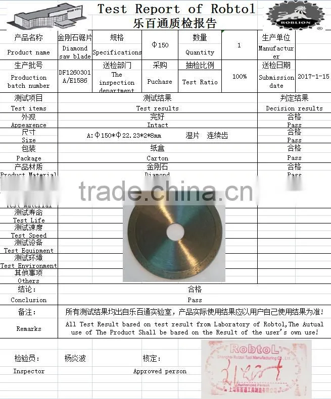 6inch150mm continuous rim wet diamond Saw Blade marble stone concrete tile diamond cutting disc continuous rim