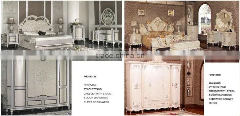 2013 year lastest design MDF European design bed