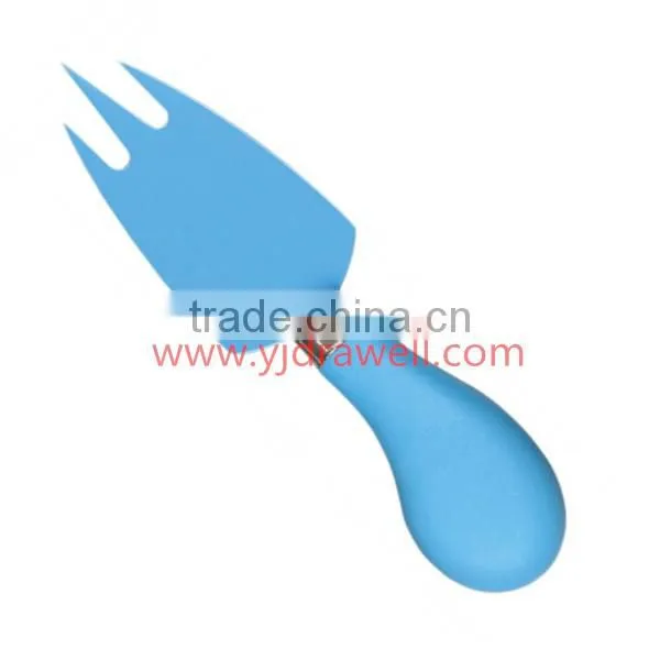 AM-7185 Colour cheese knife set with acrylic block