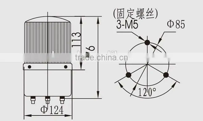 Wl-A15-X121 LED Strobe Rotator Warning Light(LED warning light,12V warning light)