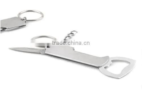 A45-SF0018 High Quality Multipurpose Wine Bottle Opener with Key Ring