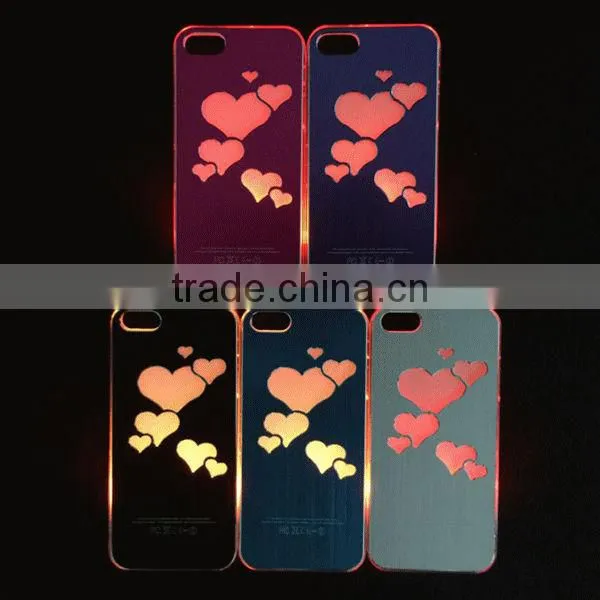 Aluminium case for iphone led lights