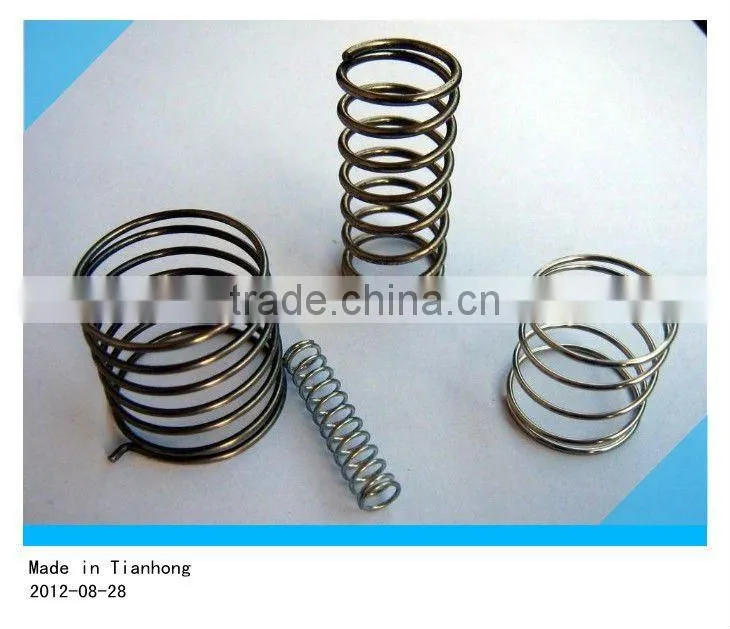 Heavy duty compression springs with large wire diameter