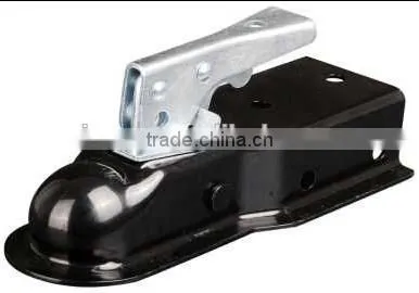 Different size Trailer Coupler With Brake BLACK POWDER COATED