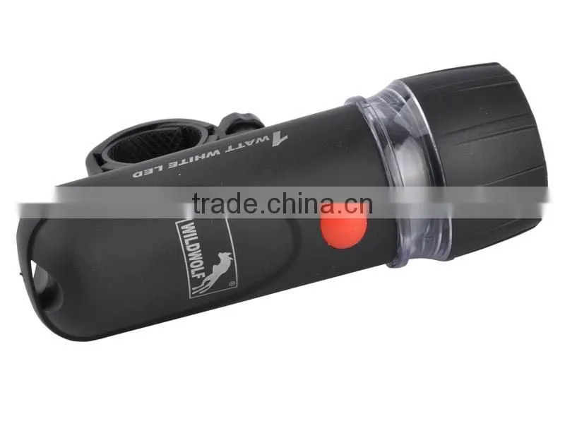 Bike Accessory WildWolf YT-M16 1W 45lm 3 Mode Front Bike White LED Light Bicycle Headlight